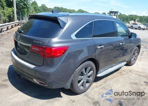 2014 Acura Mdx Advance Pkg W/Entertainment Pkg z USA, uszkodzony, nr VIN 5FRYD3H84EB018561
